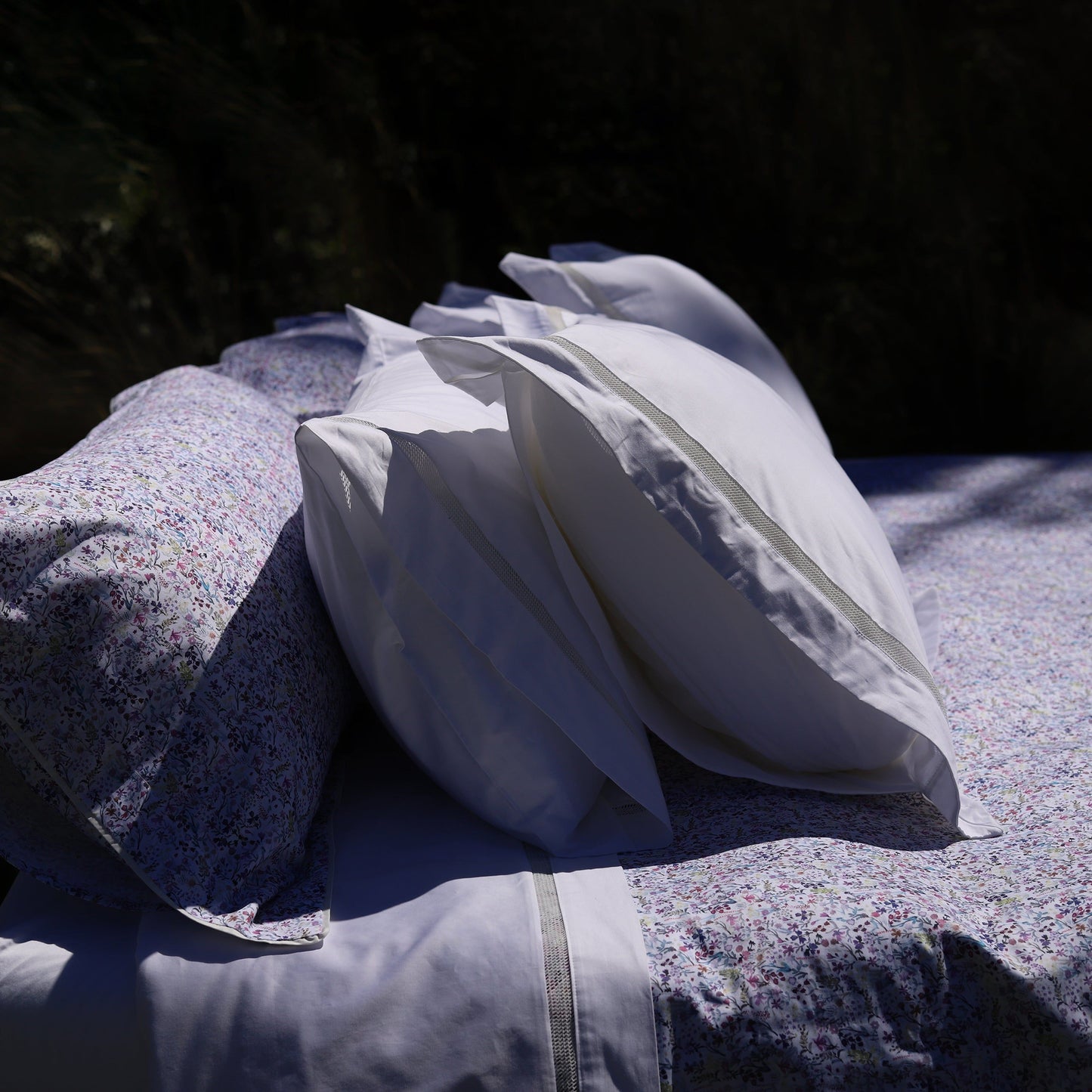 DRAP PLAT EN SATIN 600 FILS SANCTUARY