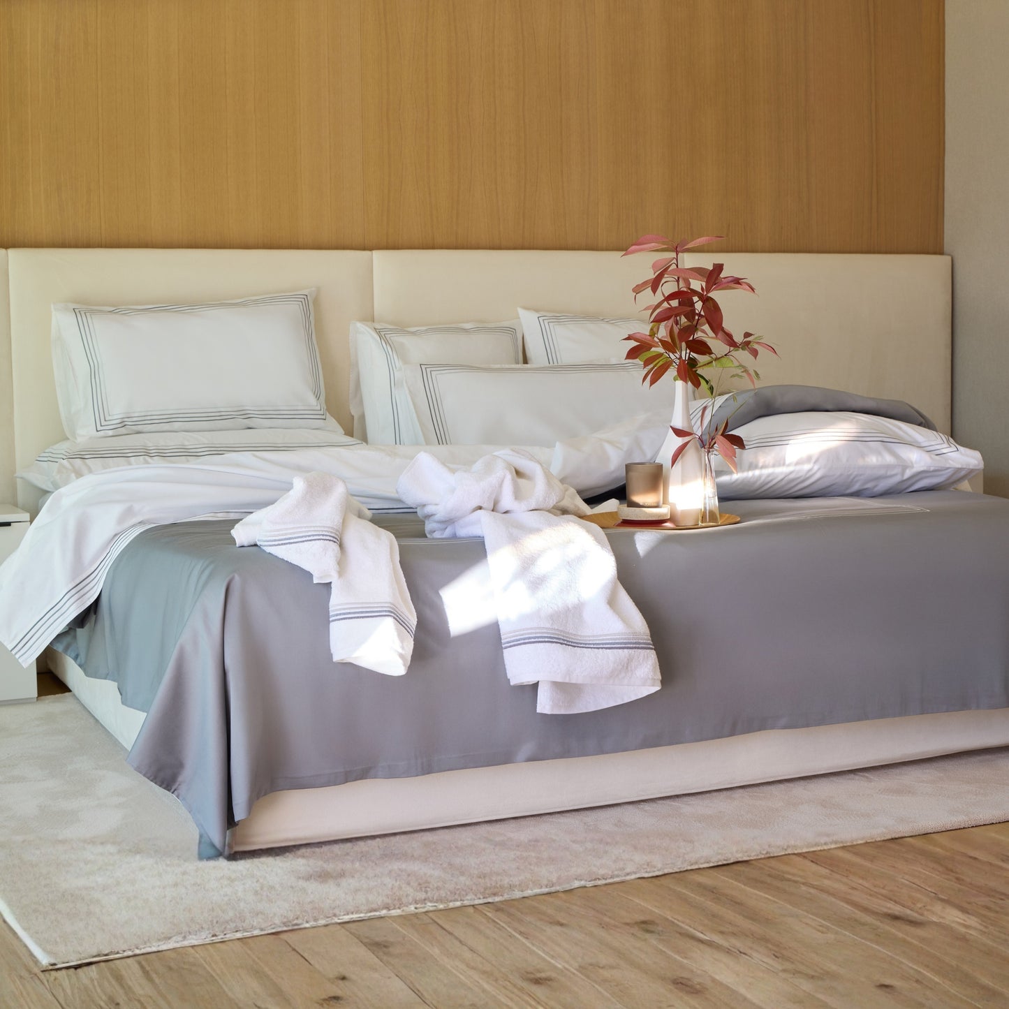 Serviette de bain brodée MISTY BOURDON