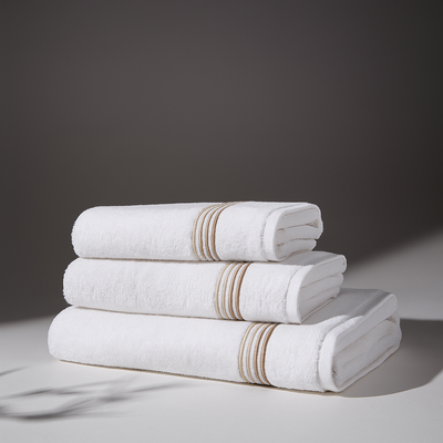 Set of 3 Misty Beige Towels