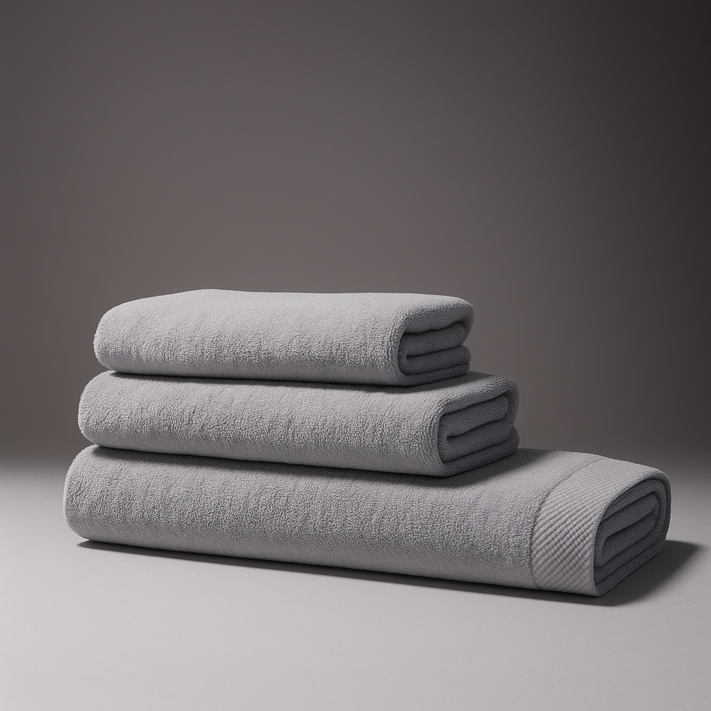 BUNDLE OF TOWELS OASIS (BUNDLE OF 3) - Grey