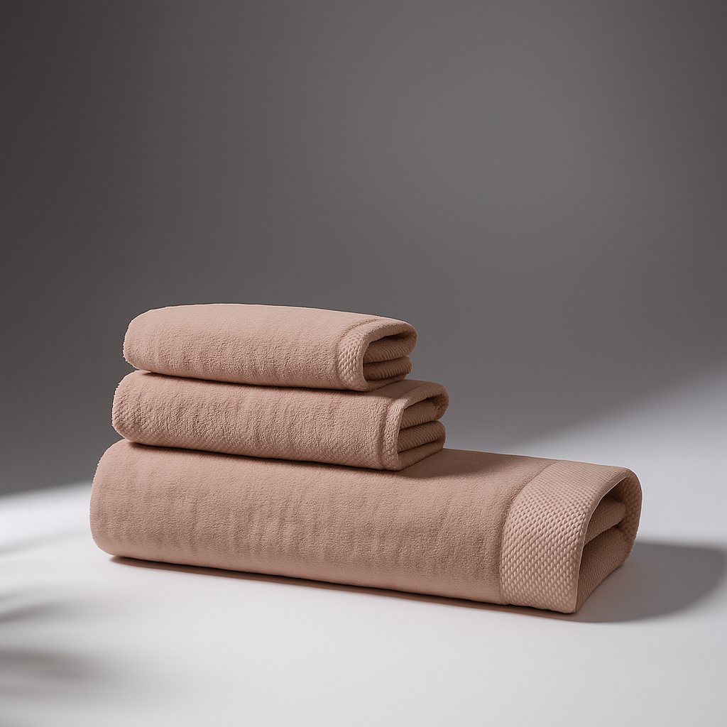 BUNDLE OF TOWELS OASIS (BUNDLE OF 3) - Rose