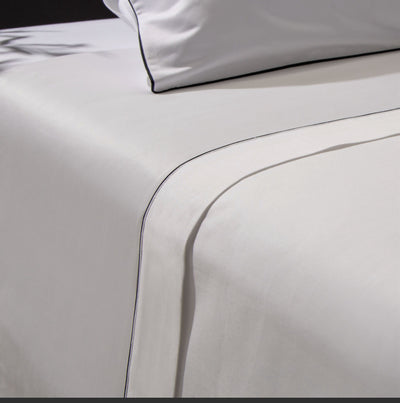 Drap plat en satin BREEZE, 800 fils au pouce carré