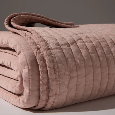 Manta de cor salmão da Voucler