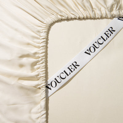 PURE BAMBOO FABRIC FITTED SHEET