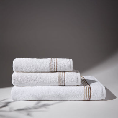Set of 3 Misty Beige Towels