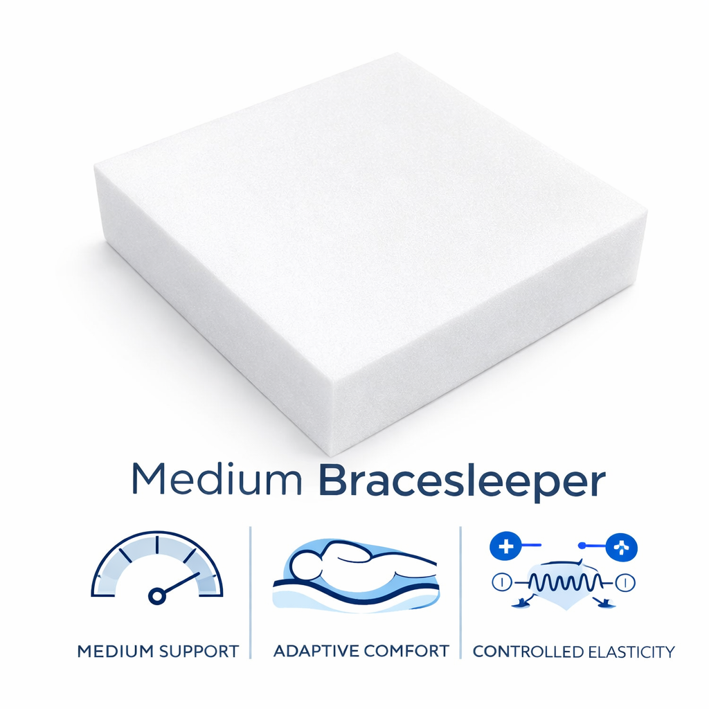 Medium Bracesleeper Foam