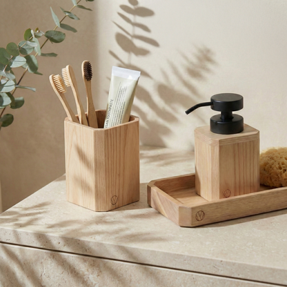 ORGANIC WOOD SOAP DISPENSER