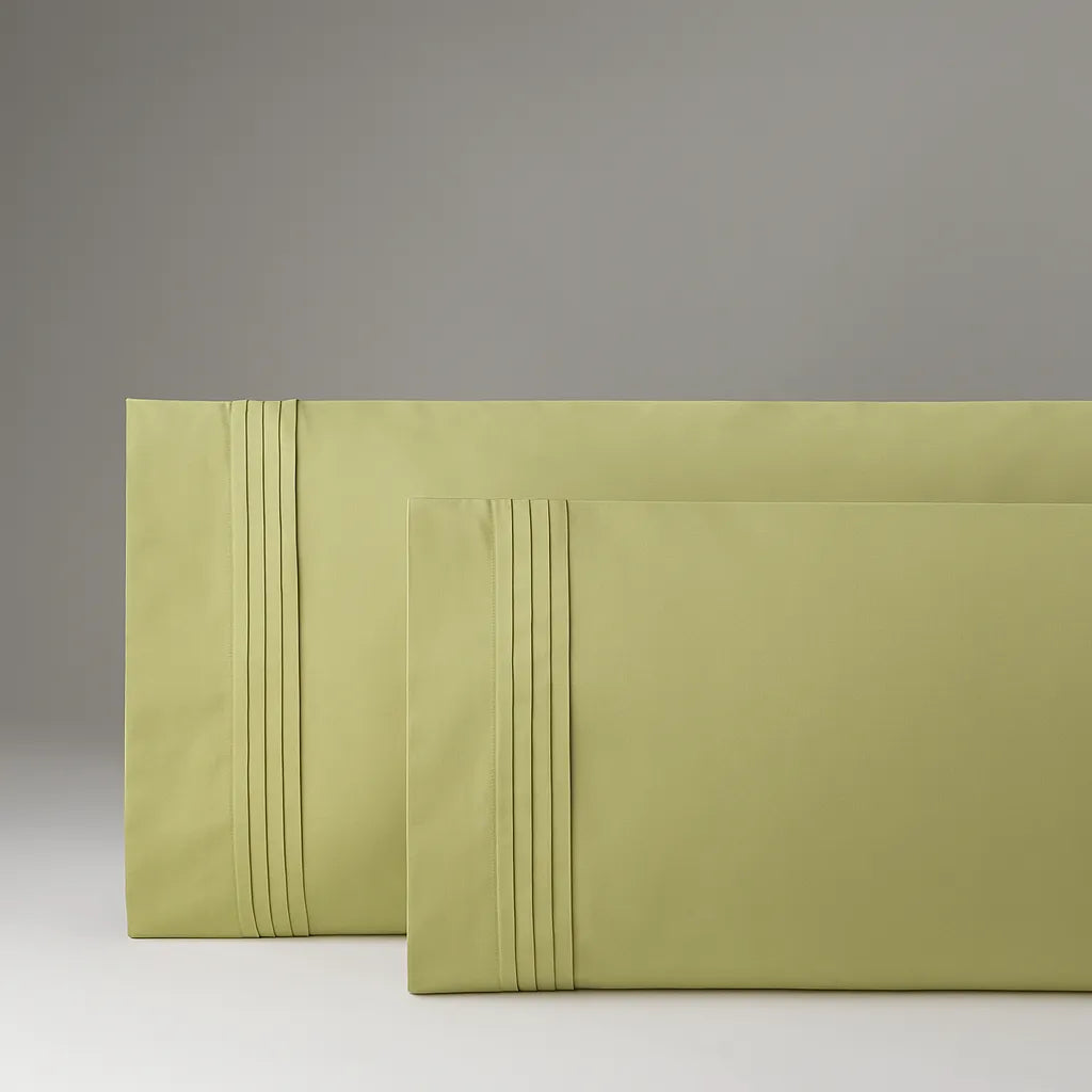 Capa de travesseiro na cor verde