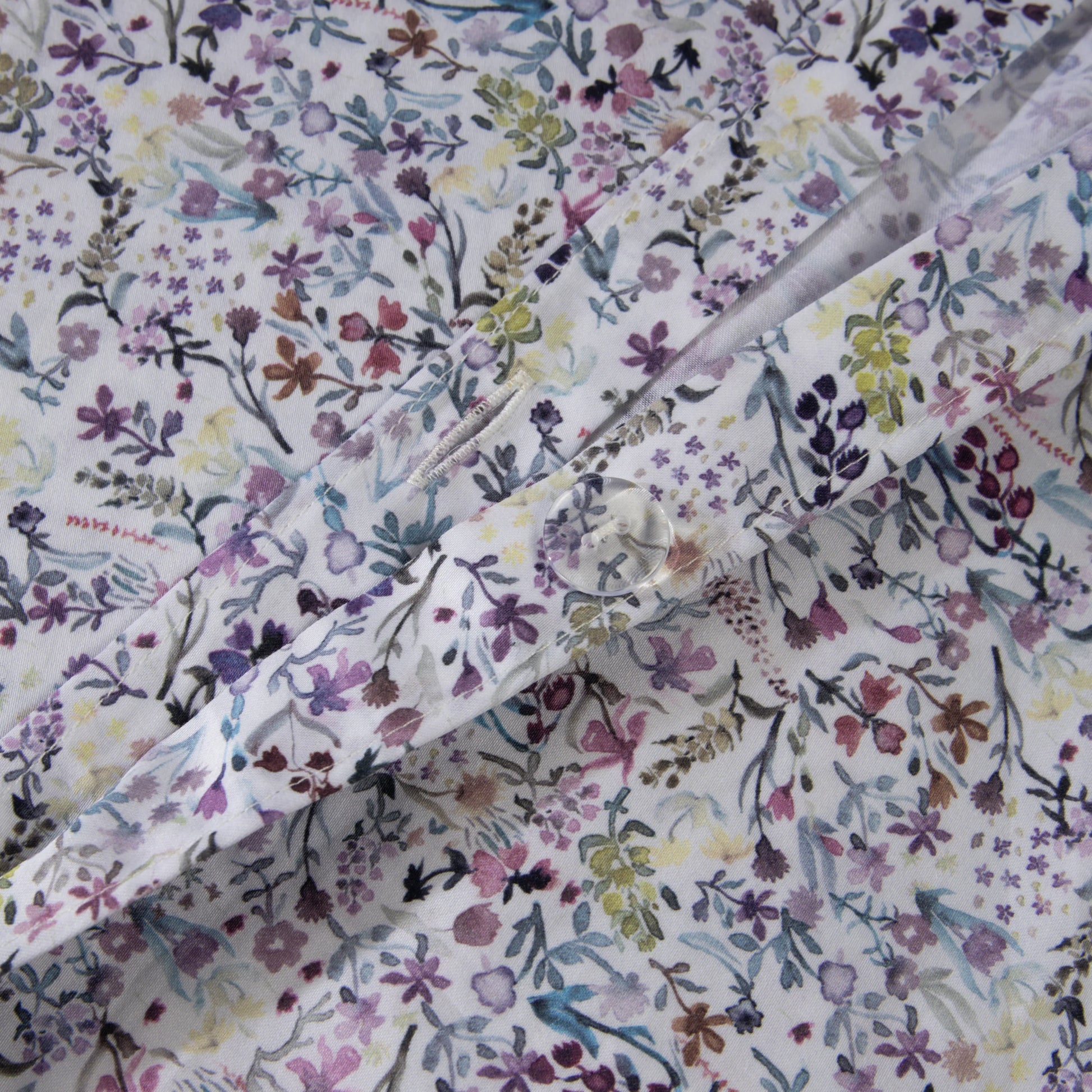 Capa de edredom floral da Voucler