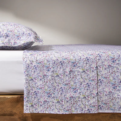 Lençol de cama floral da Voucler