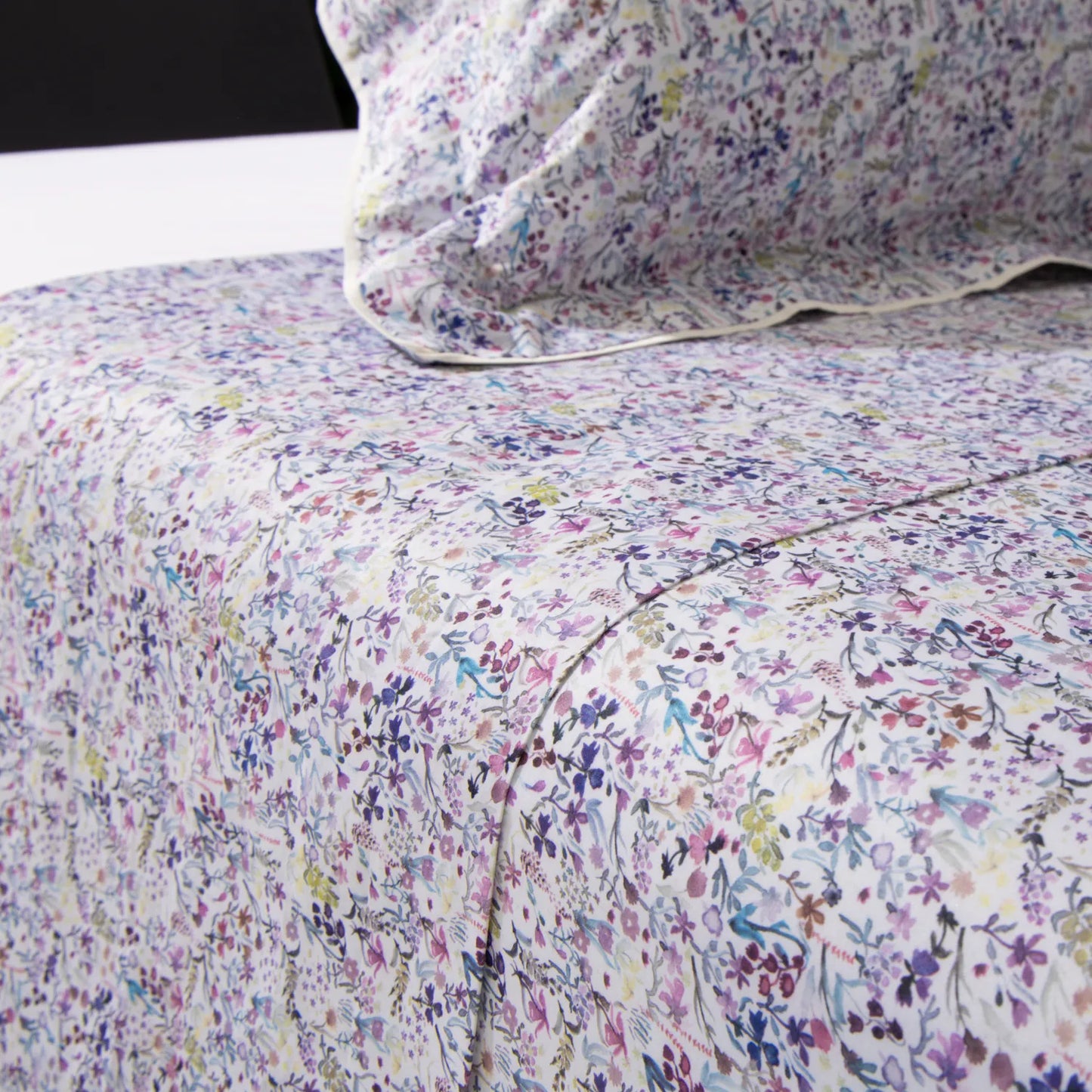 Lençol de cama floral da Voucler