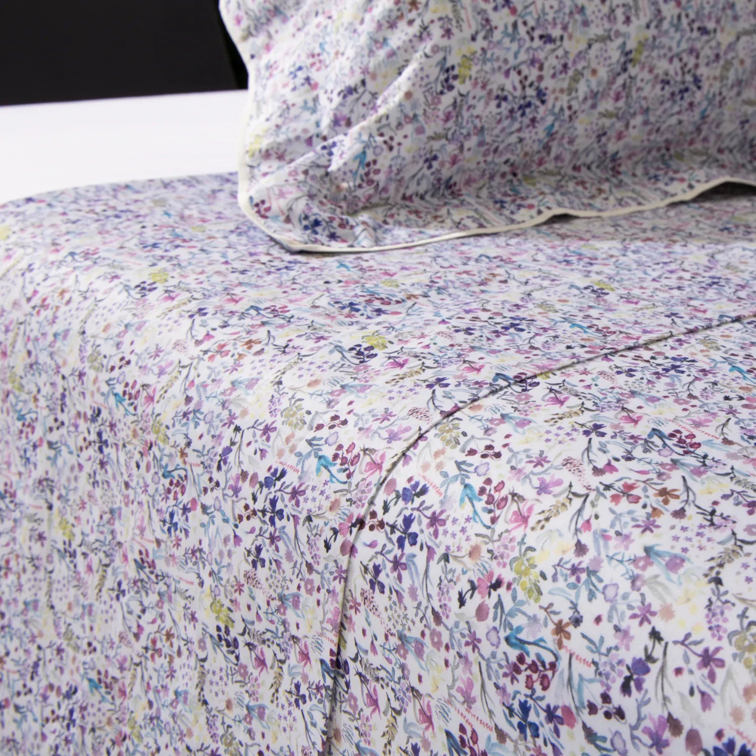 Lençol de cama floral da Voucler