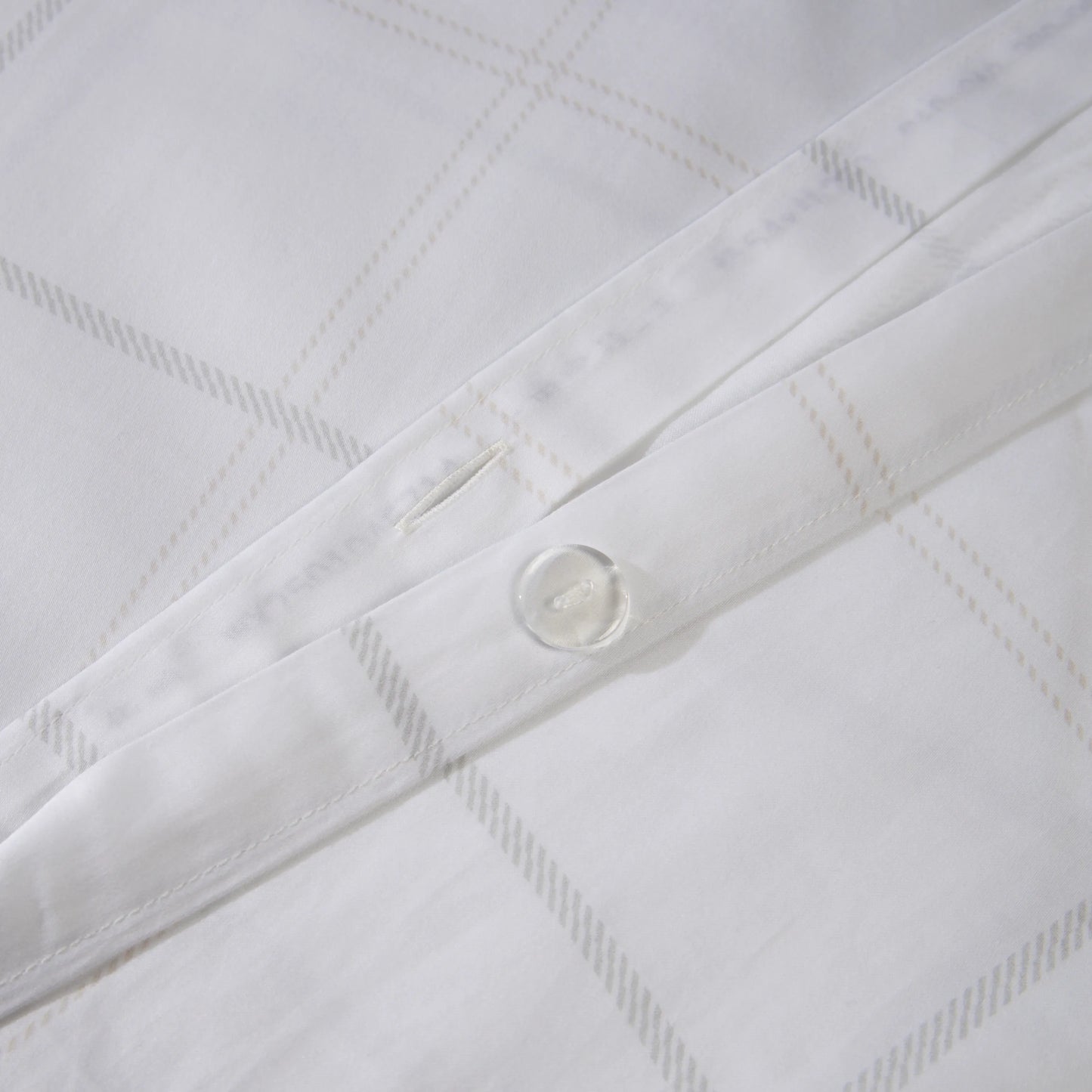 Capa de edredom quadriculado