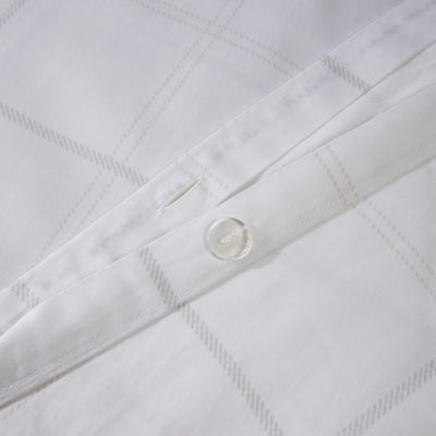 Capa de edredom quadriculado