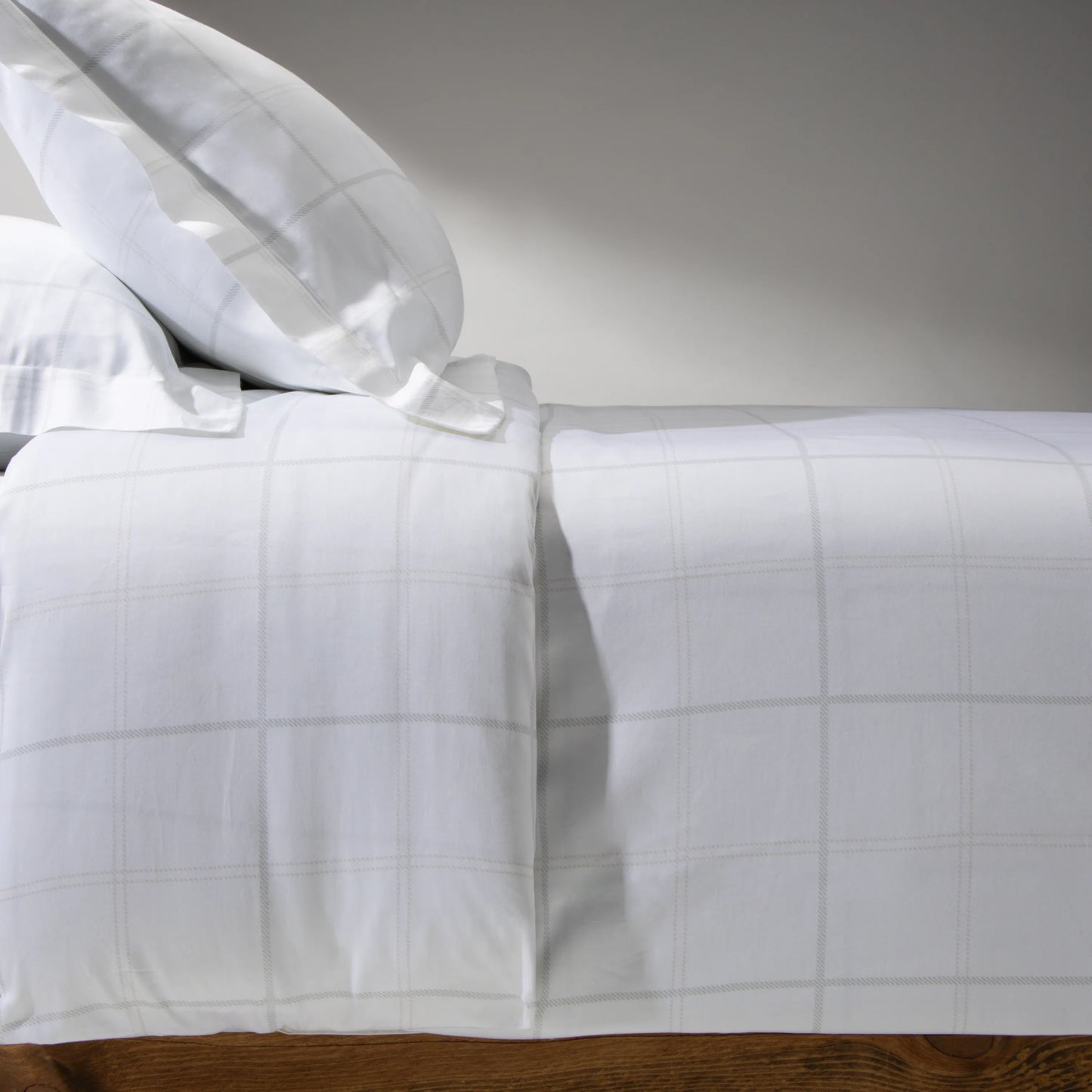 Capa de edredom quadriculado