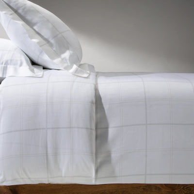 Capa de edredom quadriculado