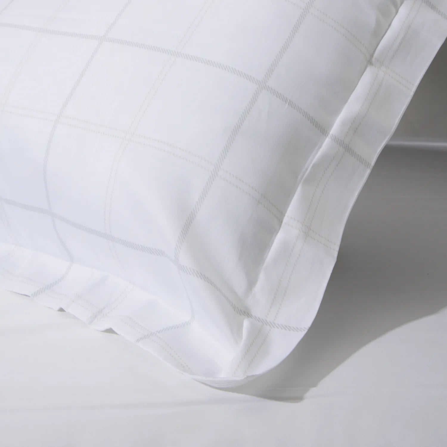 Capa de travesseiro quadriculada