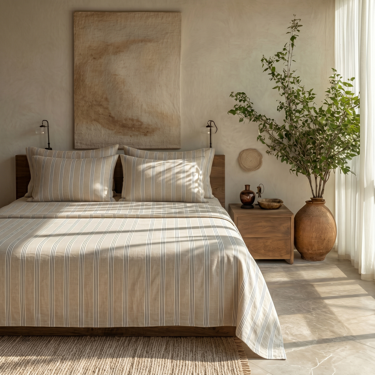 ETHERAL LINEN FLAT SHEET